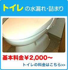トイレの水漏れ・詰まり
