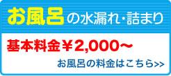 お風呂の水漏れ・詰まり